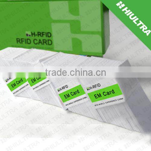 Hitag256 Blank PVC ID Card/ blank hotel key cards pvc card/ White PVC Card