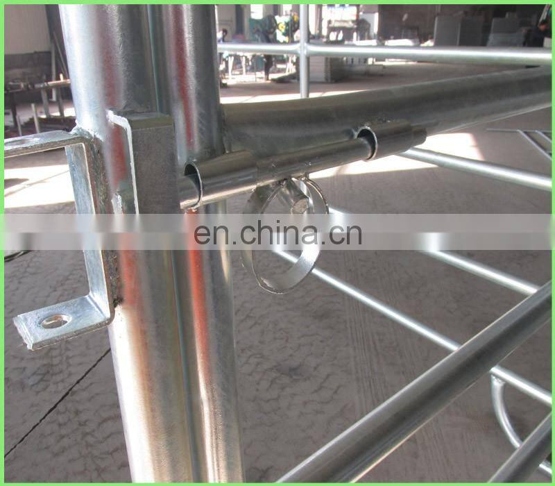 Factory design steel pipe galvanized horse rail fence panels for sale