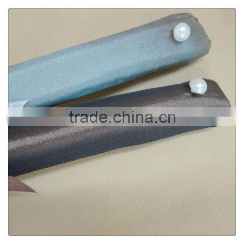 AL-307 grey satin padded underwear hanger