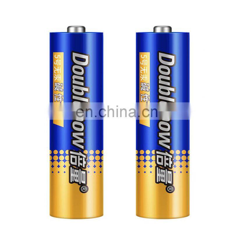 OEM Customized heavy duty alkaline dry battery 20pcs/box 1.5v lr6 no.5 aa alkaline primary battery cell