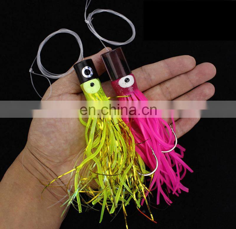 Amaozn 17g 28g Wholesale High Quality Feather Saltwater Fishing Lures Rigs Sea Trolliing Tuna Fish Bait