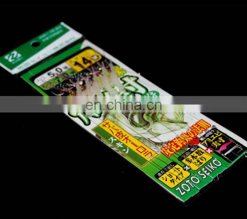 8-16# Saltwater/Freshwater Bait Rigs Soft Lure Silicone Luminous Glitter Glow in The Dark Artificial Baits Shrimp Sabiki Rig