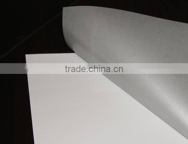 PVC self adhesive vinyl with grey adhesive 100mic