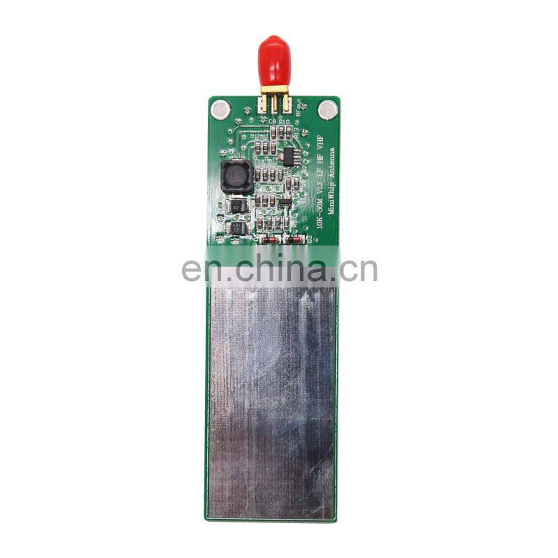 HF VLF active RX Antenna 10kHz to 30MHz Assembled Mini-Whip With Bias-Tee