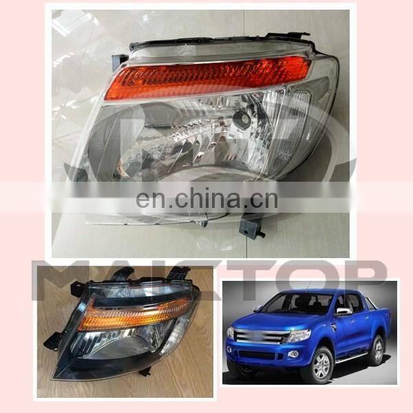 High Quality Black Colour Auto Parts Headlight Headlamp for 2012 Ranger