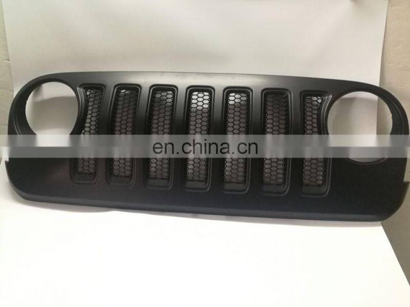 Front JL style Grille for Jeep Wrangler JK 07+ Car Accessories Black Mesh Grille