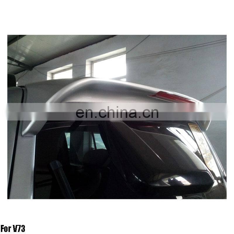 ABS Primer Painted Back Roof Spoiler For V73 Rear spoiler with light