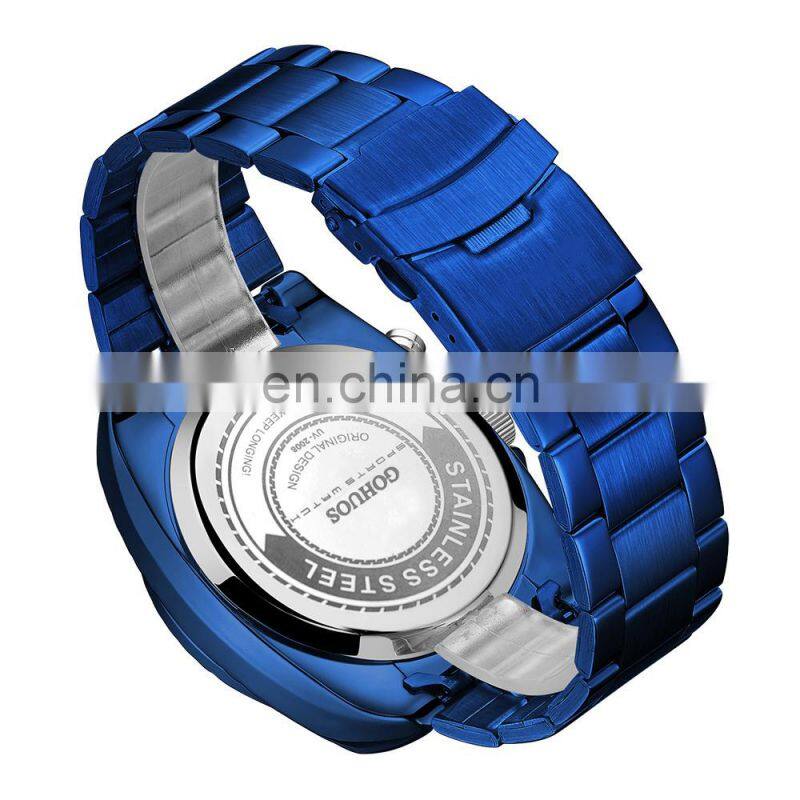 Gohuos UV2008 Reloj Hombr Mens Wrist Watches Analog Water Proof Luxury Watches for Men