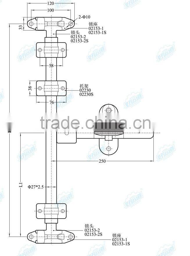533024 Cold room door lock