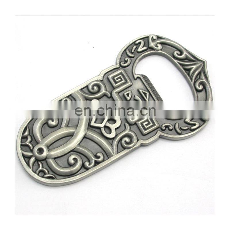 China Factory Reasonable Price OEM Service Custom Aluminum Die Casting Art Opener for Beer Bottle