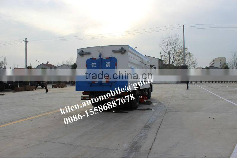 Dongfeng 4*2 runway vacuum sweeper truck