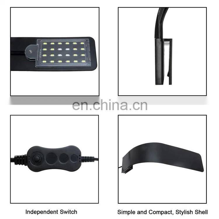 Aquarium Light Led Freshwater for Planted Fish Tank Clip-on Lamp Reef Aquarium Led Lighting