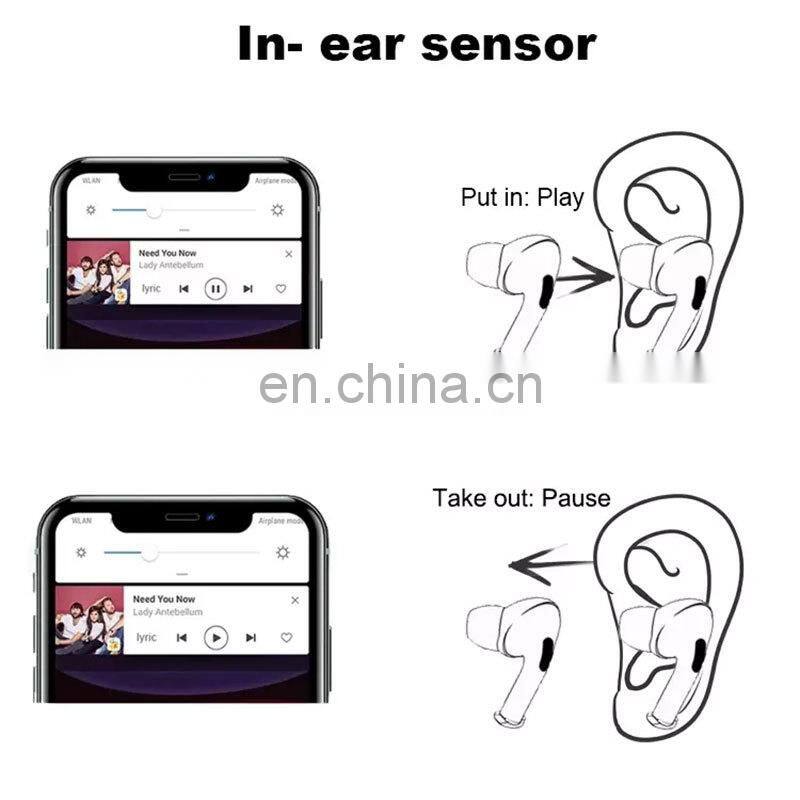 Airoha chipset smart Sensor wireless earphone headset 3th gen tws air pro 3 tws clone earbuds GPS rename