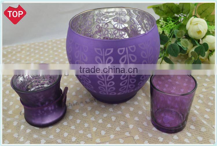 candle holder ,glass tealight