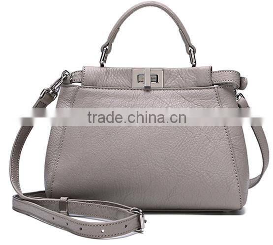 2016 new model lady handbag shoulder bag pu lady bag
