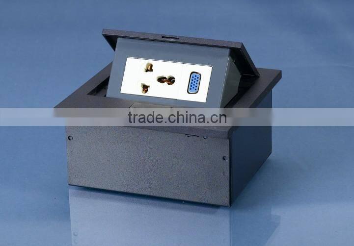 Cool Hidden Flip Up Multi-function Socket With Three 120 Model Outlets