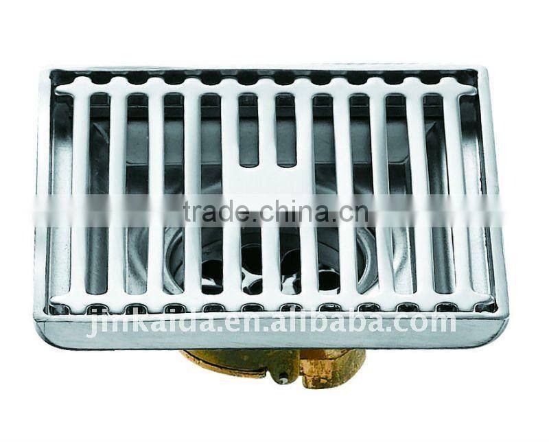 stainless steel square floor drain 100*100mm,single use,B2812-1b