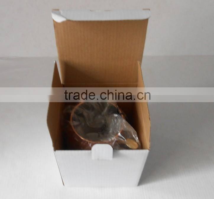 Bigger Brass handle 304# Stainless steel solid copper plated Old Dutch International Moscow Mule 16-Ounce Copper Mug