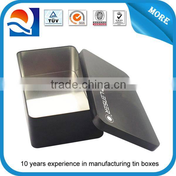 rectangular luxurious tin box for battery