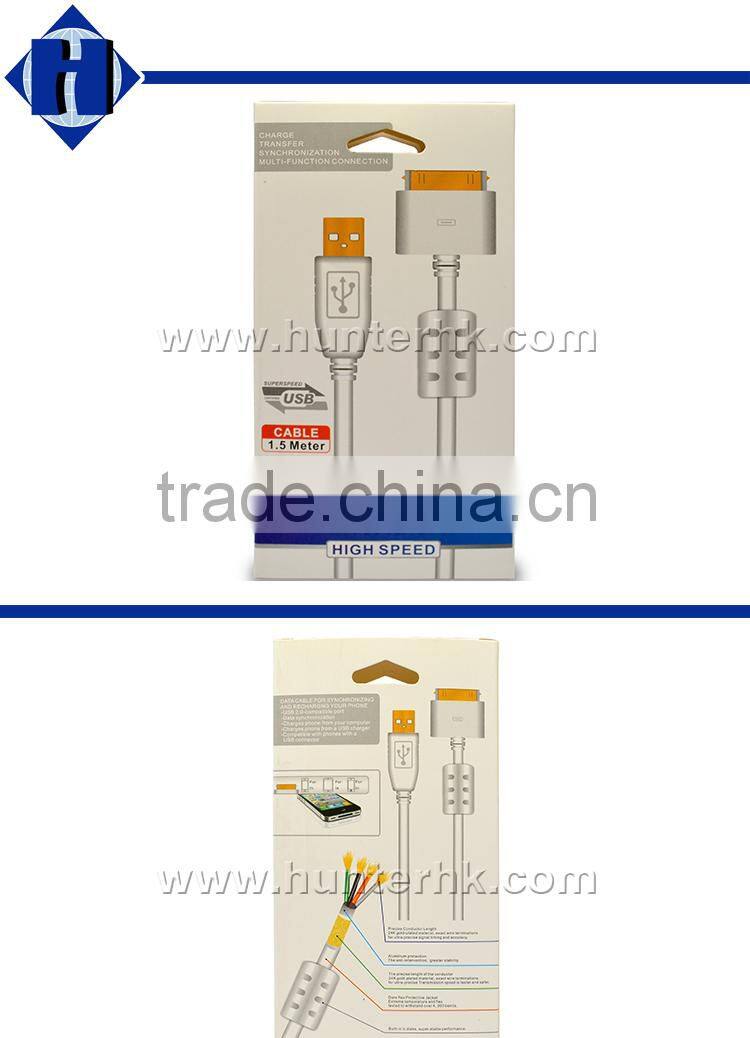 New Design Mobile Phone Charger Data Cable For iPhone 4