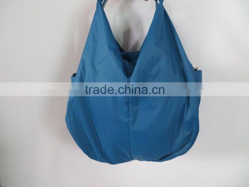 very good quality hot sale fashion women girl travel blue branded handbag