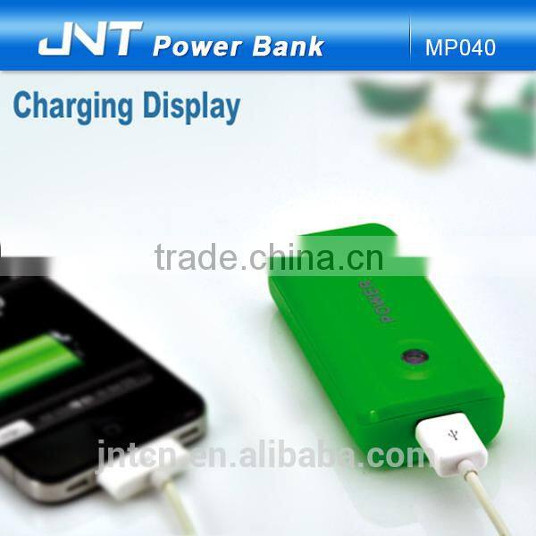 rechargeable battery powered emergency mobile phone charger with dual output for smartphone, MP016