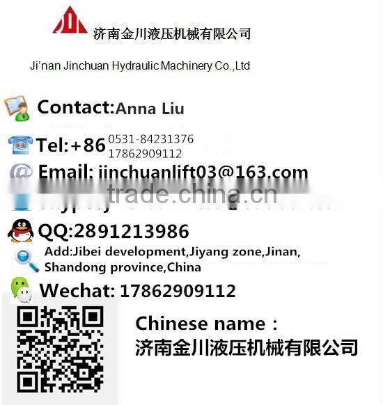 High quality hydraulic vehicle mounted scissor lift platform/truck mounted scissor lift LHSJCC0.3-16