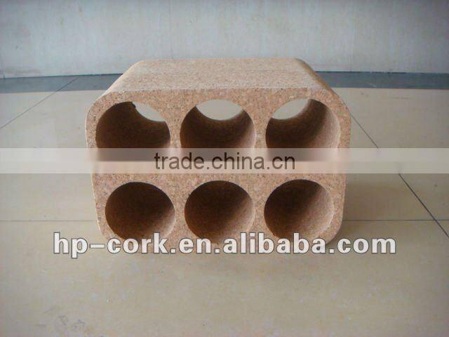 fashionable unique beautiful cork wine bottle rack