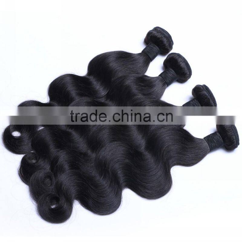In stock fast shipping grade 7a brazilian human hair weave 18 20 22 inch long