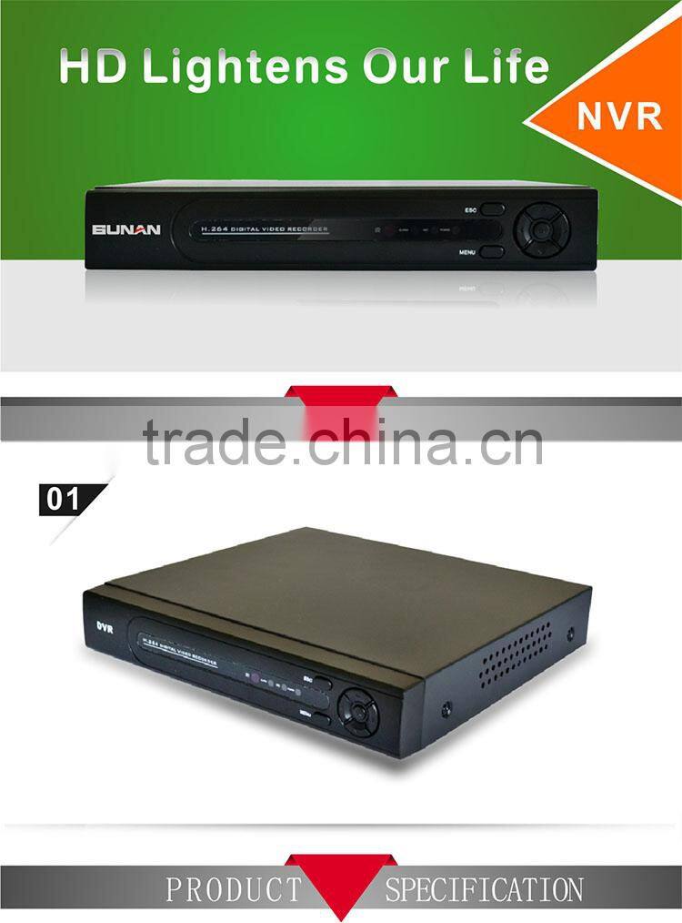 8channel 3mp ip camera h.264 nvr poe nvr