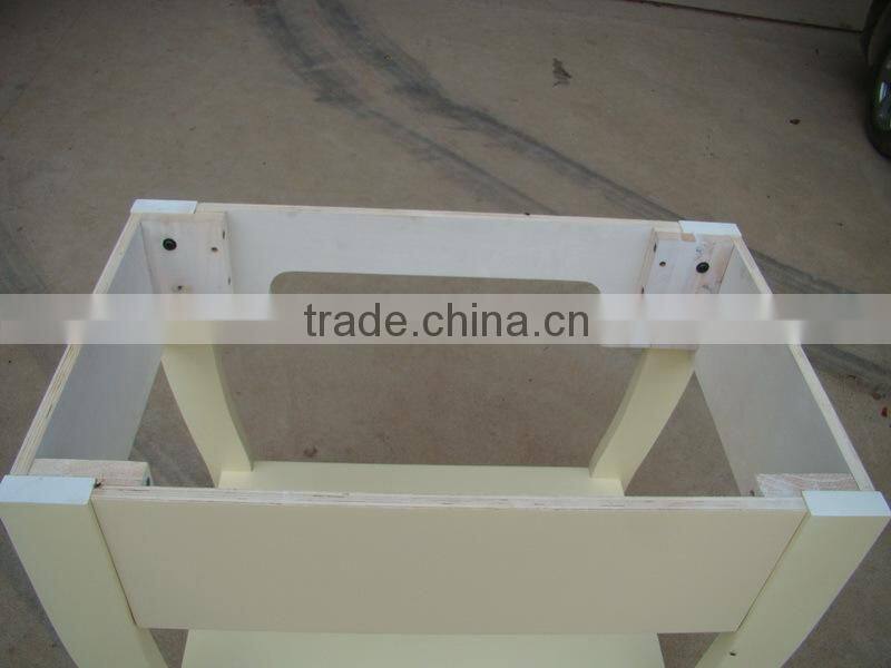 The latest design waterproof wooden bathroom vanity cabinet (YSG-032)