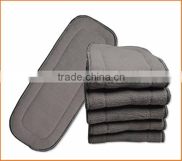 Breathable Baby cloth diaper Bamboo Charcoal Inserts