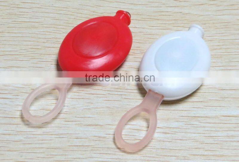 Silicon Key Holder Run Safe LED Light Red Anti Lost Warning Flashlight