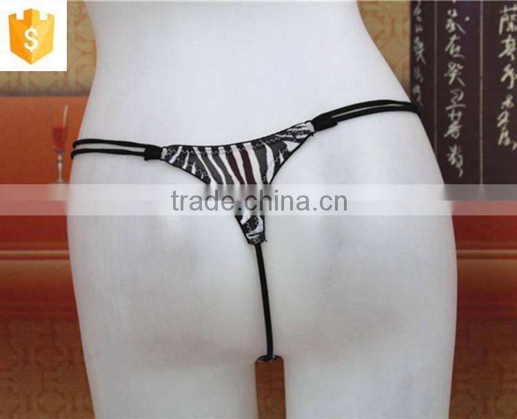Leopard sexy mature underwear with sequin,sexy panty g-string