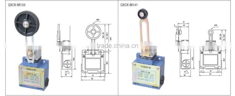 Metal thermoplastic roller tumbler directacting type QXCK-M proximity type limit switch