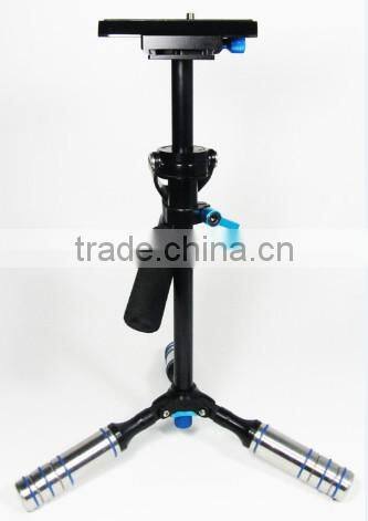 Handheld Mini Cam Stabilizer steadicam for DV / DSLR / Digital Camera - Black + Silver quick balance weight for stedicam