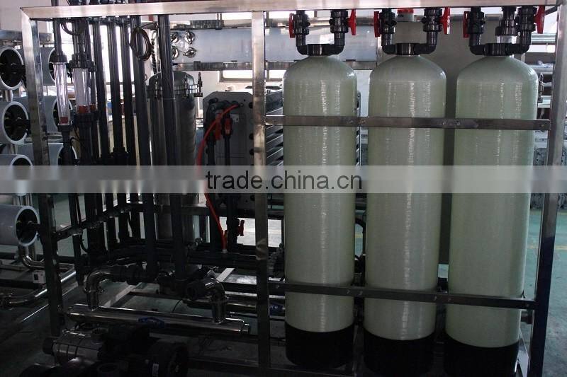 Mixed bed system ion exchange column for ultrapure water