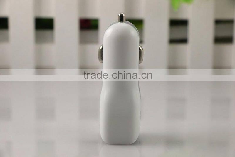 Two-tone dual USB car charger universal car charger