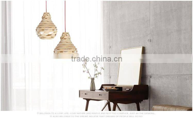 LED pendant light JK-8005B-30 wooden lamp modern pendant light for home sigle pendant