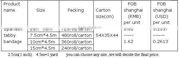 YD60417 Elastic plain bandage FDA & CE & ISO