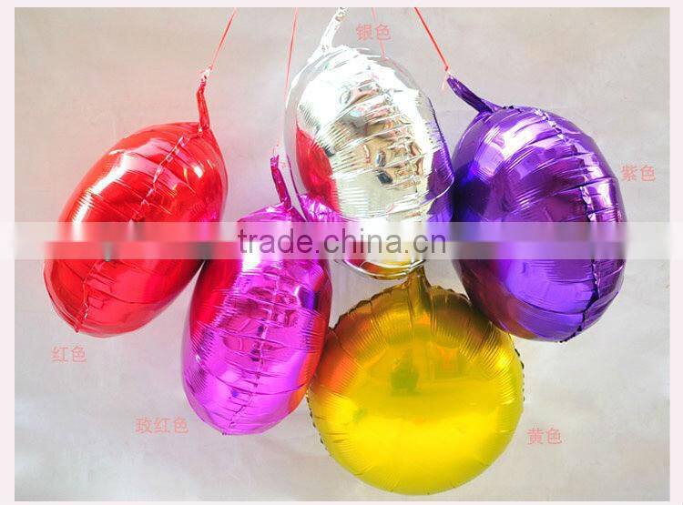 plain color star shape foil balloon