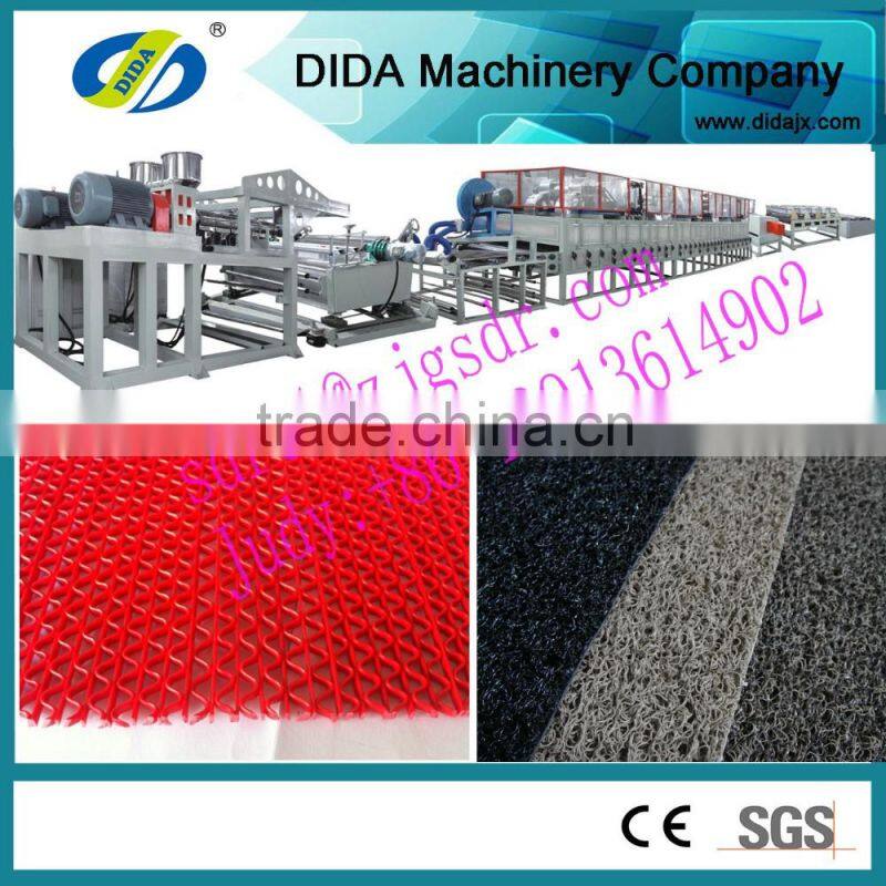 PVC Coil Mat Extrusion machine / carpet making machine / floor mat making machine