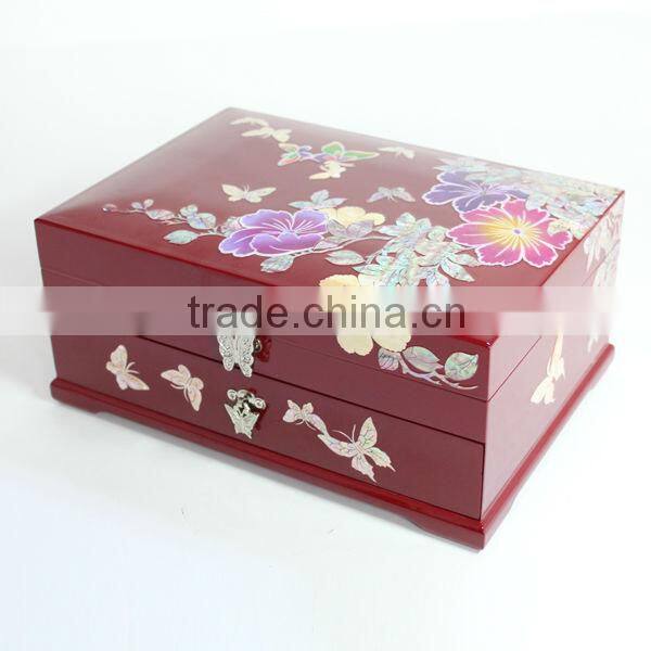 Luxury classical small wooden jewelry boxes wholesale