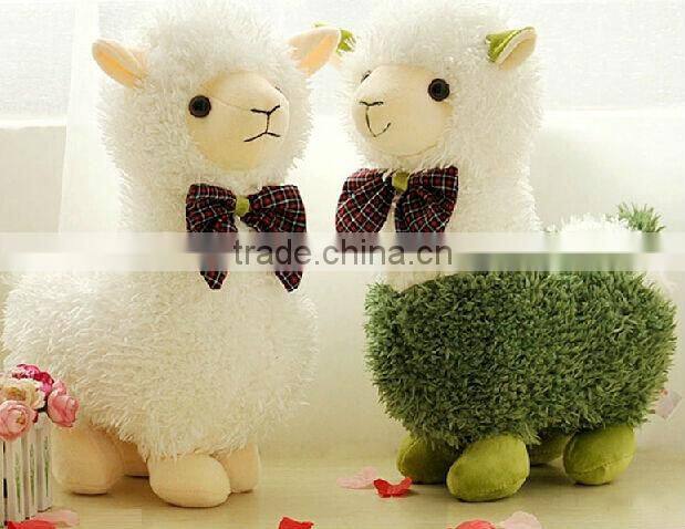Custom wholesale handmade stuffed alpaca plush