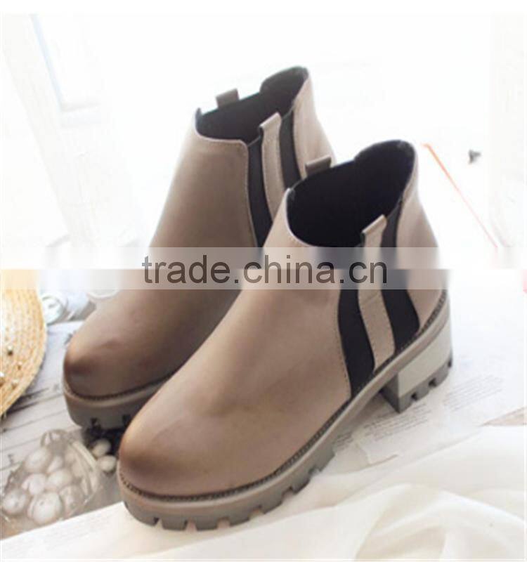Gray multiful school students color woman ankle military special forces boots