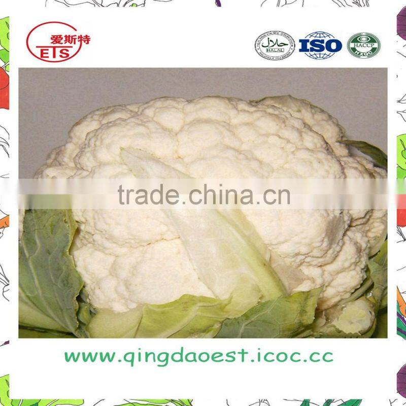 Organic green vegetables fresh cauliflower from china