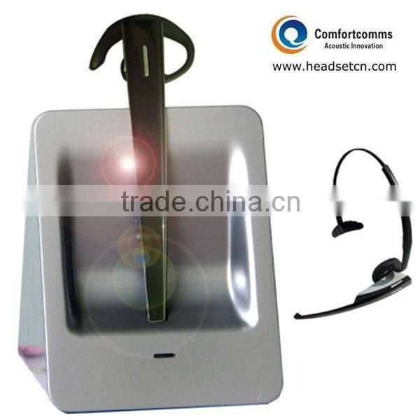 Wonderful call center desk phone and computer wireless headset with removable mic CW-3000