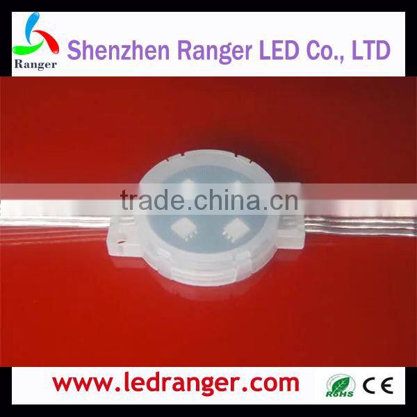 battery operated LED Pixel Module Light DMX512 with Mini Decoder Clear cover with Lens for 5050 LEDs