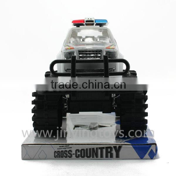 Friction toy car four wheel drive toy car with light and sound