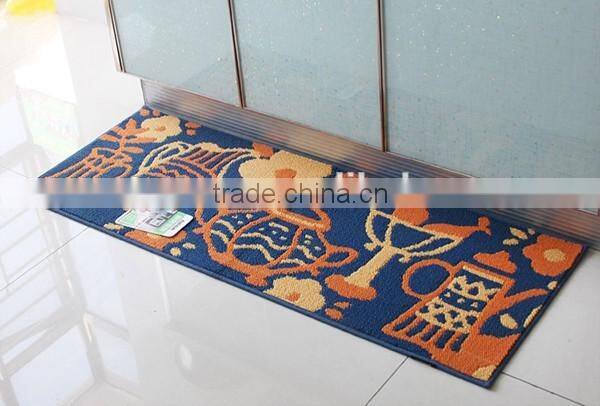 modern luxury pattern custom anti-slip bathroom cow mat